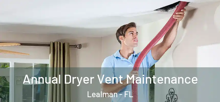 Annual Dryer Vent Maintenance Lealman - FL